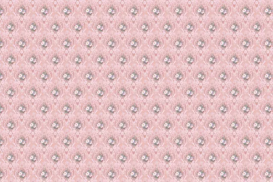 טפט | טפט ורוד ויקטוריאני מעוטר