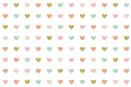 טפט | לבבות צבעוניים מתוקים