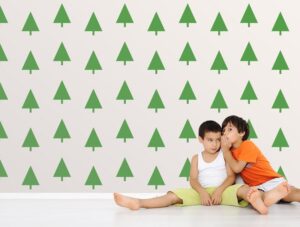 סט מדבקות | עצים קטנים