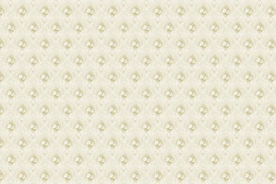 מדבקת טפט | עיטורים פרחוניים בגוון בז' וינטג'