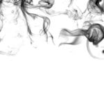 מדבקת טפט | עשן שחור