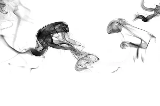 מדבקת טפט | עשן שחור מתפזר