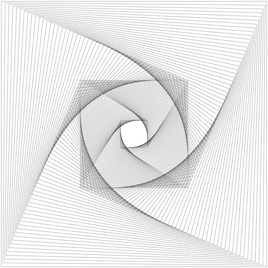 מדבקת טפט | ספירלה מהפנטת