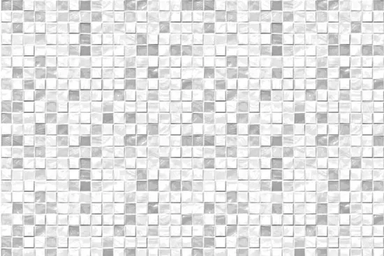 מדבקת טפט | פסיפס אפור למקלחת