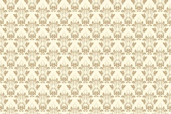 טפט ויקטוריאני צהבהב