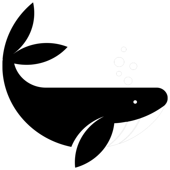 מדבקת קיר | לוויתן מתוק