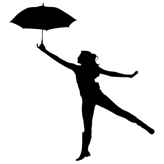 מדבקת קיר | ריקוד של גשם