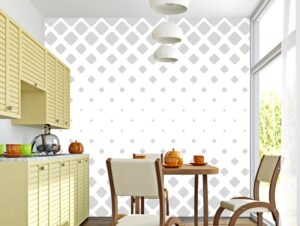 מדבקת טפט | ריבועים אפורים