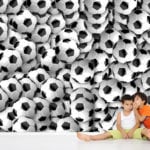 מדבקת טפט | קיר כדורים