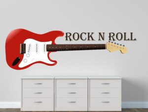 מדבקת קיר | ROCK N ROLL