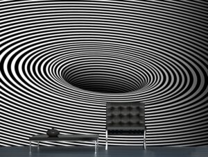 מדבקת טפט | חור ספירלי