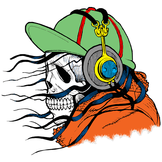 מדבקת קיר | שלד מוזיקלי