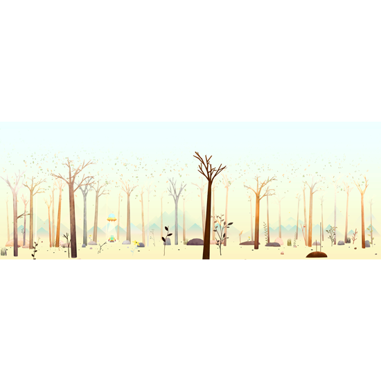 בורדר | חורשת עצים צבעונית
