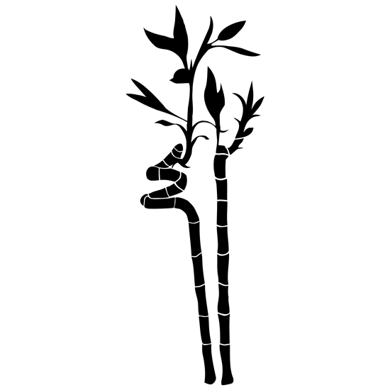 מדבקת קיר | במבוק דקורטיבי