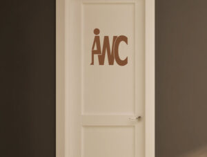 מדבקה - שירותים WC