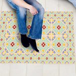 מדבקת רצפה - עיצוב אביבי