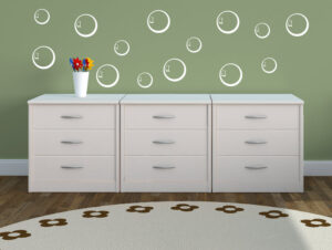 סט מדבקות - בועות סבון