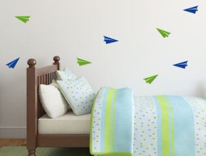 סט מדבקות - מטוסי נייר