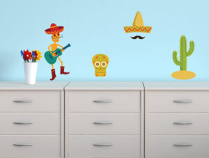 סט מדבקות - מקסיקו הקטנה