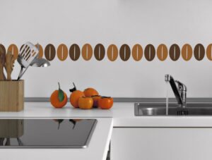 סט מדבקות - פולי קפה