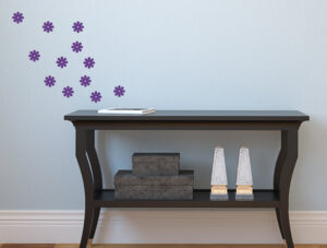 סט מדבקות - פרחים אביביים