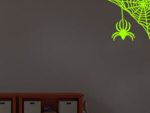 מדבקה זוהרת בחושך - עכביש