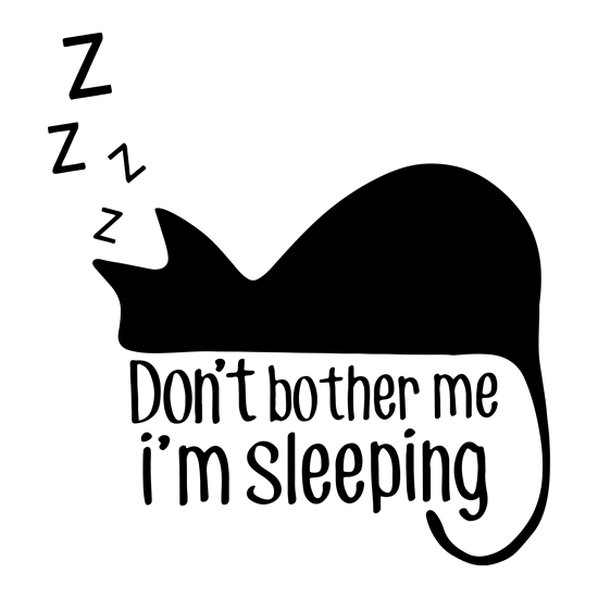 מדבקה - אל תפריעו לי לישון