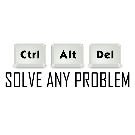מדבקה - CTRL ALT DEL