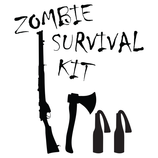 מדבקה - ערכת הישרדות זומבים