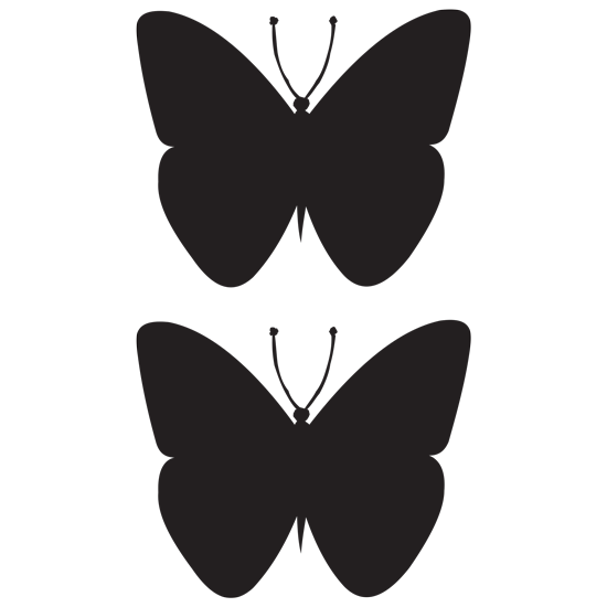 סט מדבקות - פרפרים