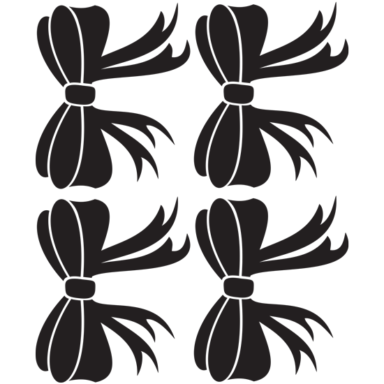 סט מדבקות - פפיונים