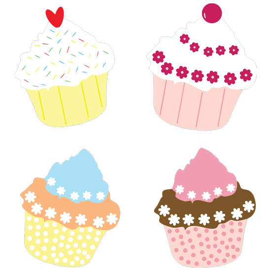 סט מדבקות - קאפקייקס