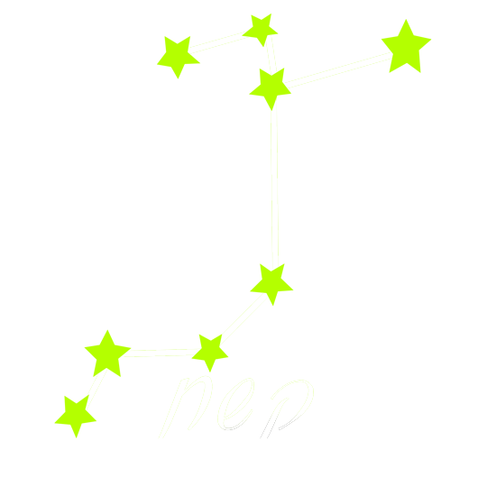 מדבקה זוהרת בחושך - מזל קשת