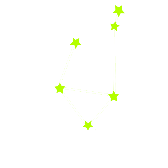 מדבקה זוהרת בחושך - מזל מאזניים