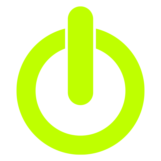 מדבקה זוהרת בחושך - ON \ OFF