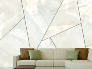 טפט - צורות גיאומטריות שיש גוון עדין