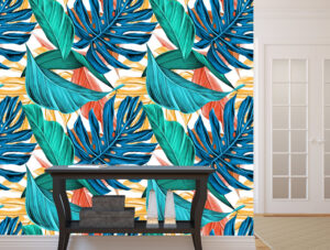 טפט - עלים צבעוניים