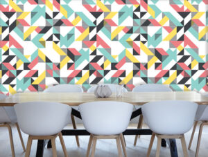 טפט - צורות צבעוניות