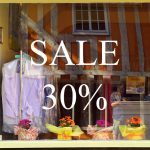 מדבקה לזכוכית – סייל 30%