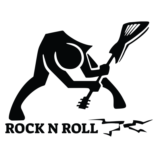 מדבקה - ROCK N ROLL