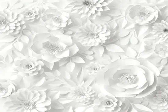 טפט - פרחי נייר