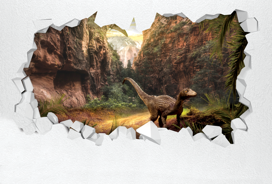 טפט - חור בקיר פרק דינוזאורים