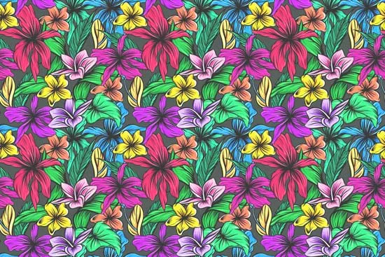 טפט - פרחים צבעוניים