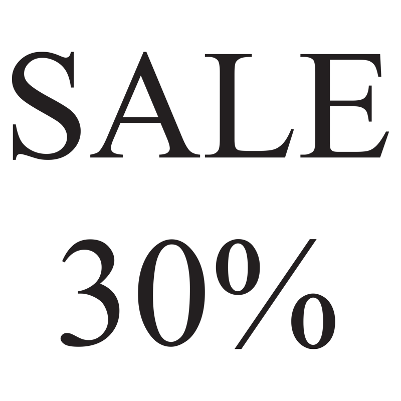 מדבקה לזכוכית – סייל 30%