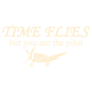 מדבקה - הזמן עף