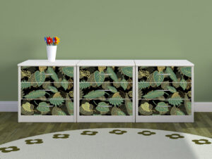 טפט - עלים מעוצבים