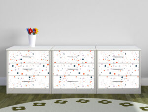 טפט - כתמים צבעוניים