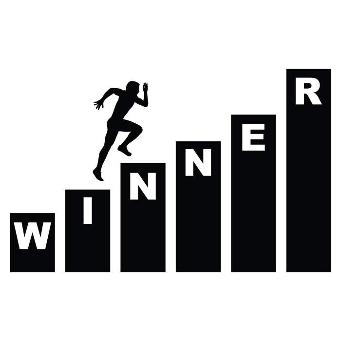 מדבקה - מנצח