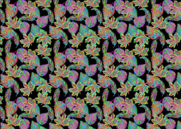 טפט - עיצוב עלים אבסטרקטי