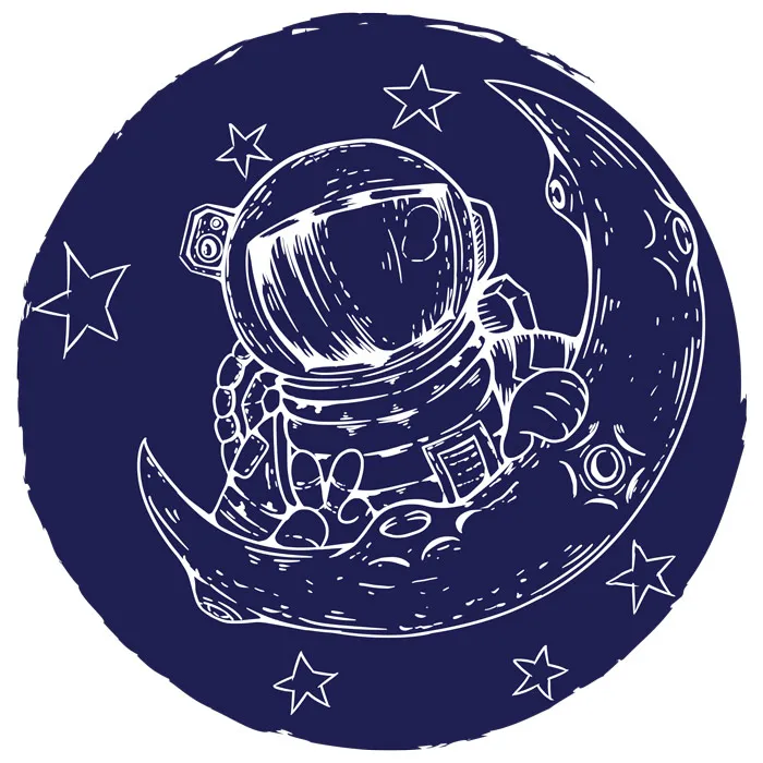 מדבקה - אסטרונאוט בחלל
